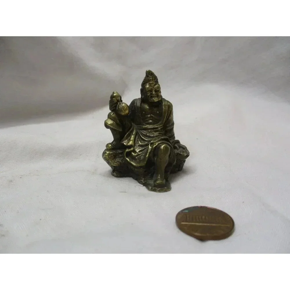 Ji Gong Chinese Buddist Monk,‎ Bronze Figurine